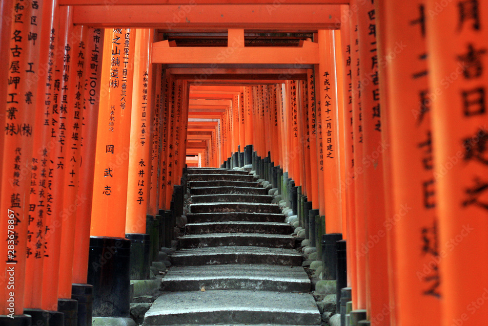 Fushimi Inari taisha thousand shrines in Kyoto Japan Fushimi Inari taisha thousand shrines in Kyoto Japan