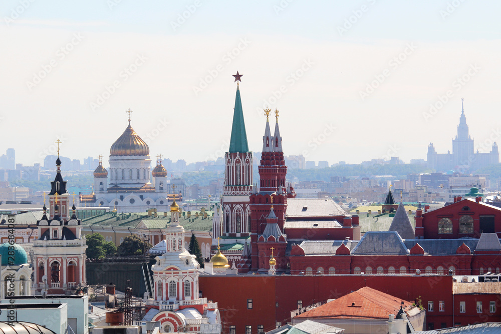Panorama of Moscow Kremlin, Russia	