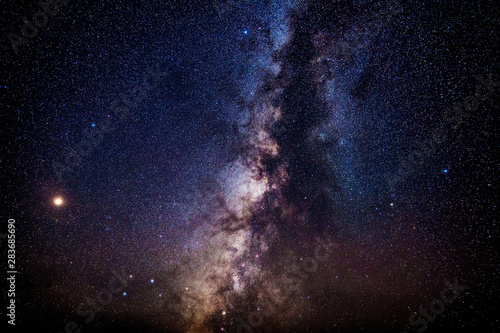  Beobachtung der Milchstraße bei sternenklarer Nacht