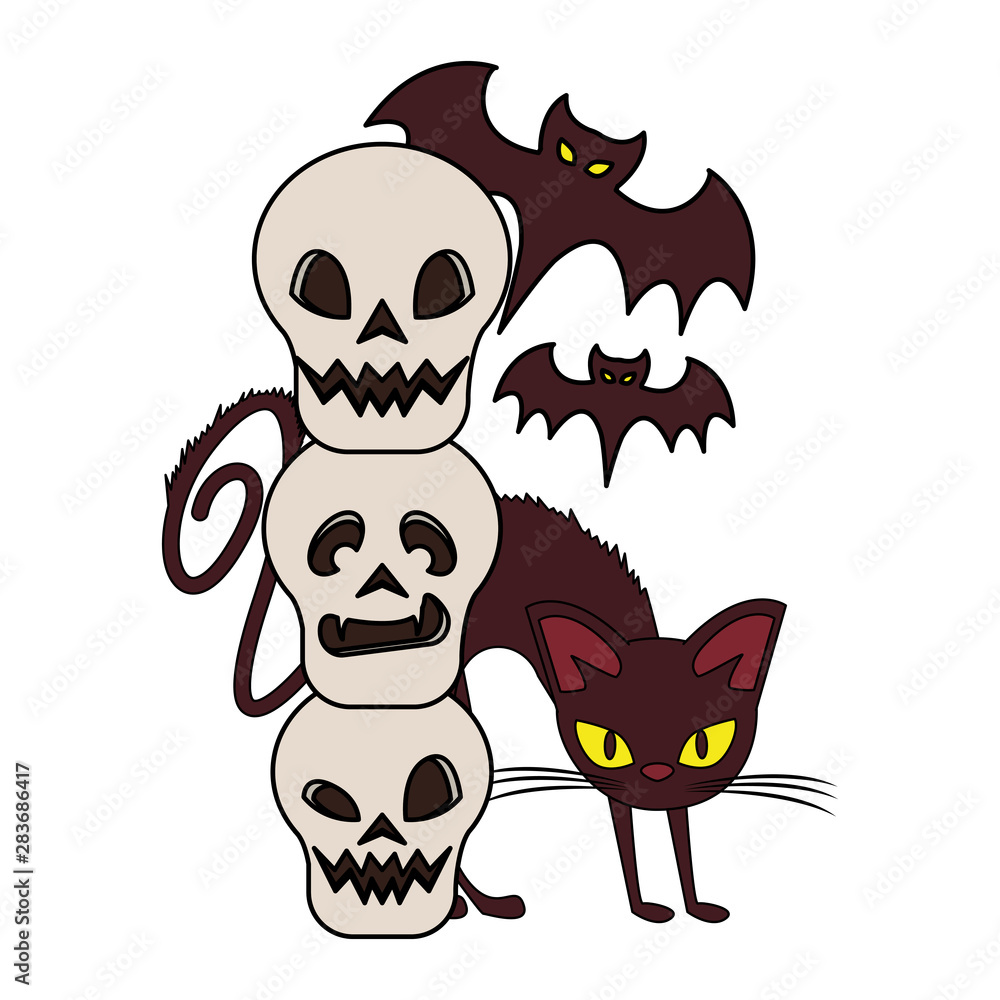 halloween october scary celebration cartoon halloween october scary celebration cartoon