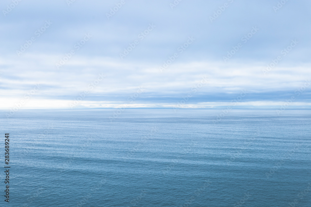 sea and sky, vast open ocean aerial view