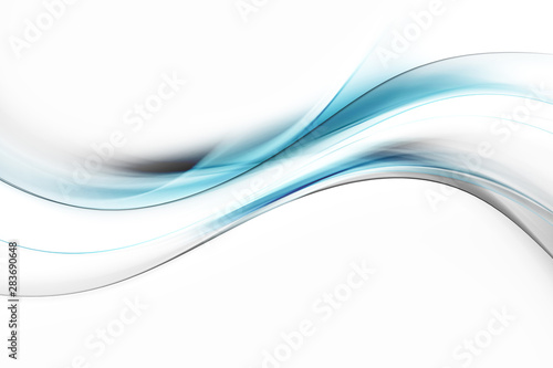 Abstract Blue White Background Design © SidorArt