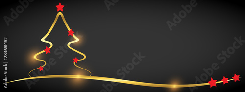 Weihnachtsbaum Gold