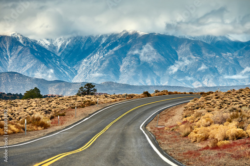Open highway in California, USA.