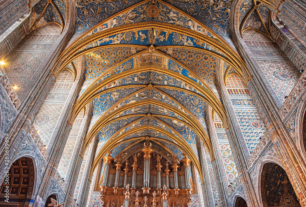 Ceiling of the Cathedral of Albi, France