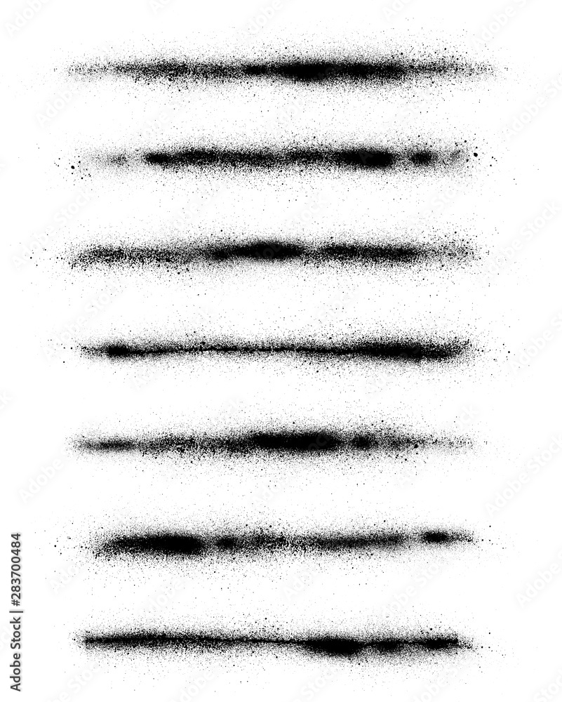 graffiti sprayed abstract lines in black over white