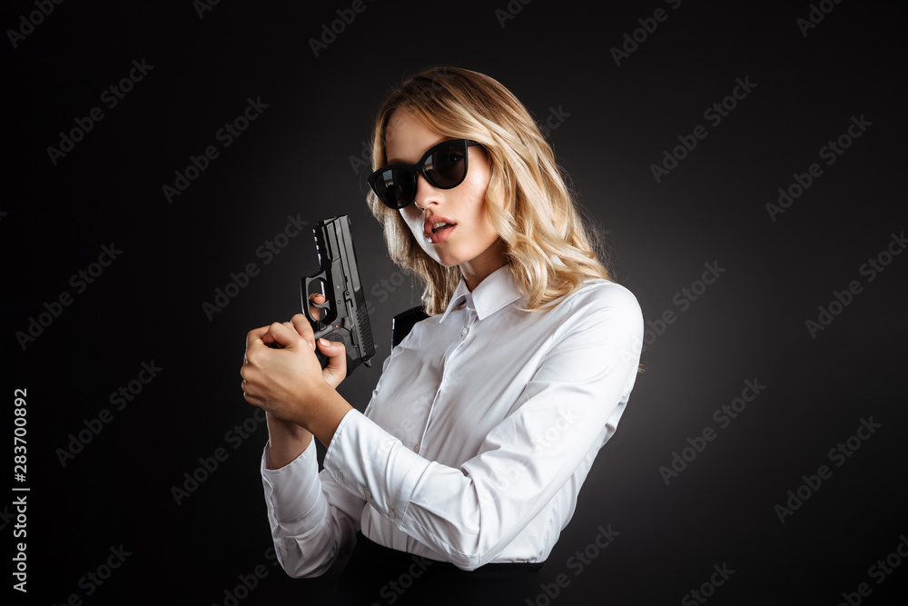 Portrait of a beautiful blonde haired business woman Portrait of a beautiful blonde haired business woman