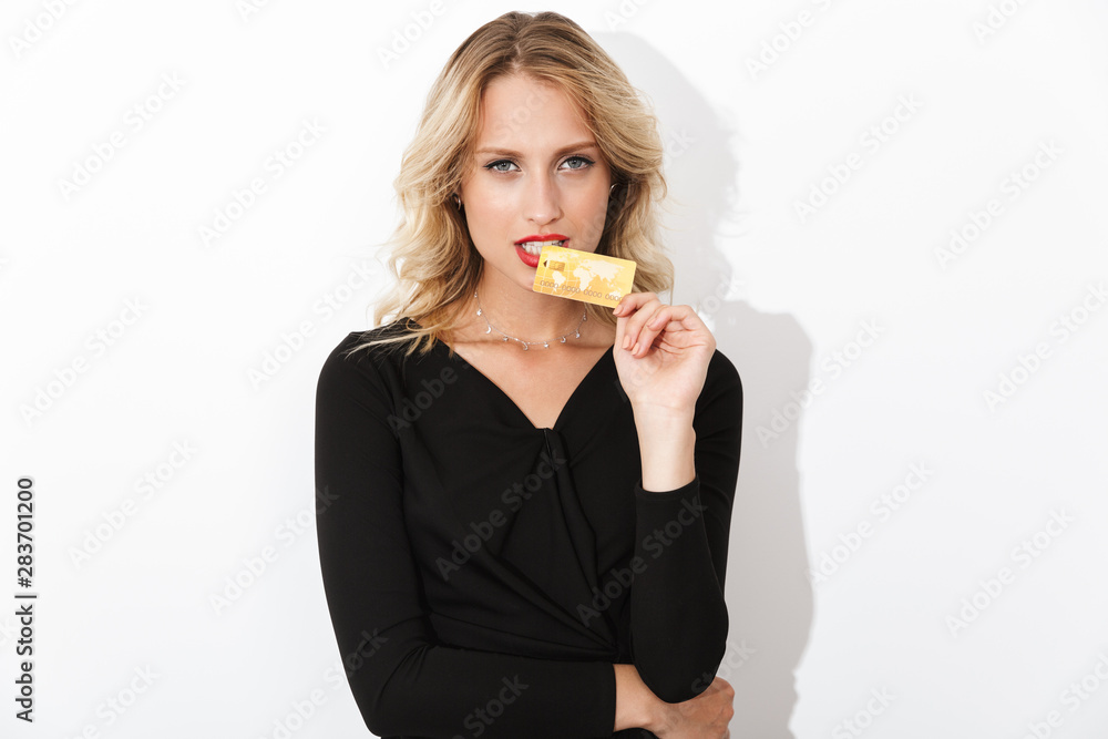 Portrait of an attractive blonde woman