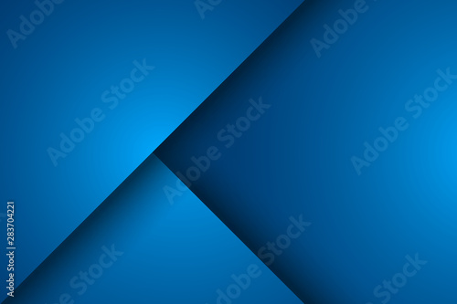 Abstract blue background, triangle overlay