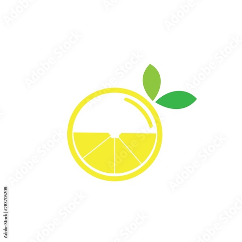 lemon logo vector