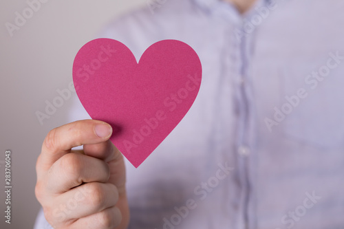love paper digital in hand