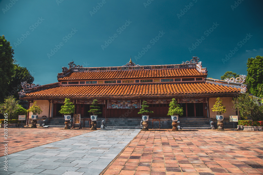 Hue imperial palace and Royal Tombs in Vietnam Hue imperial palace and Royal Tombs in Vietnam