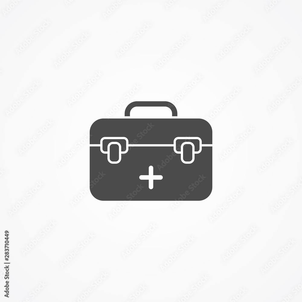 Medical bag vector icon sign symbol Medical bag vector icon sign symbol