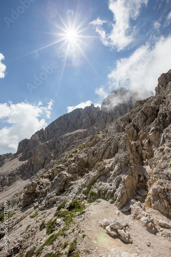 Trip over Tschager Joch, Rosengarten photo