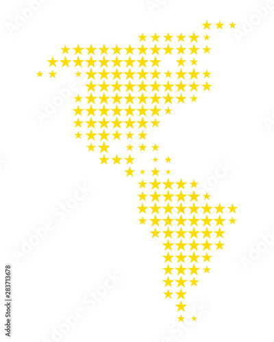 Karte von Amerika