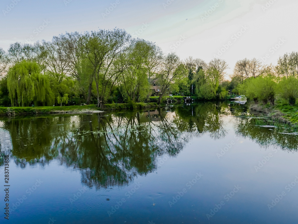 river avon warwickshire england uk