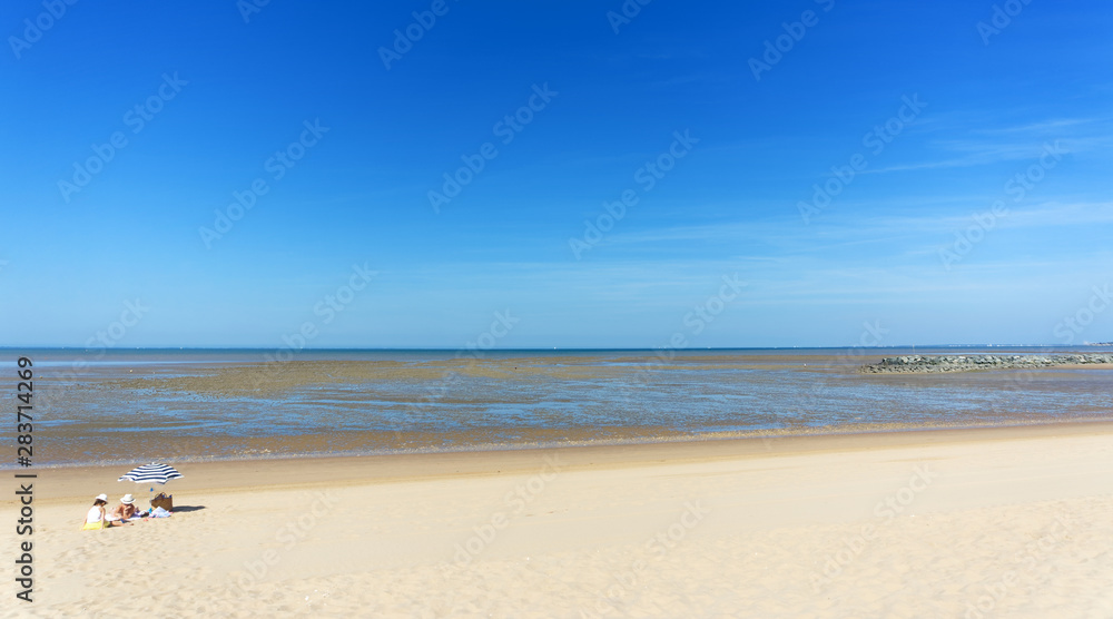 Chatelaillon beach in Charente Maritime coast