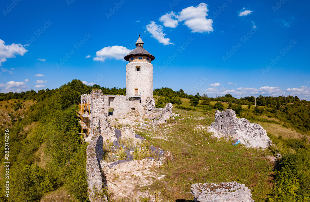 Stari grad Drežnik (The Old Fort Dreznik) is a fortification above Korana River Canyon close to Rakovica and Plitvice National Park with its waterfalls and lakes