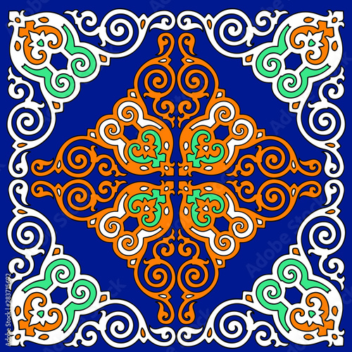 Ornamental patterns are the soul of the people. I saw such an ornament on furniture, in the decoration of buildings, clothes.
