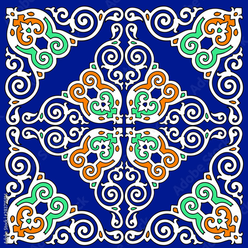 Ornamental patterns are the soul of the people. I saw such an ornament on furniture, in the decoration of buildings, clothes.