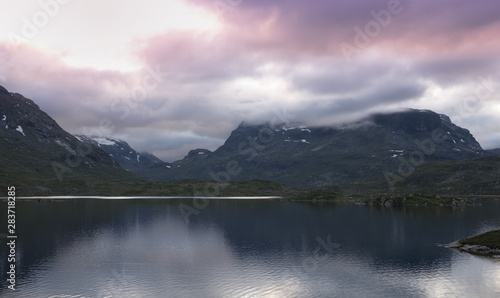 Stavatn lake at sunset, Norway © poliki