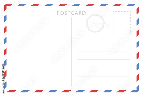 Postcard blank. Form to fill.