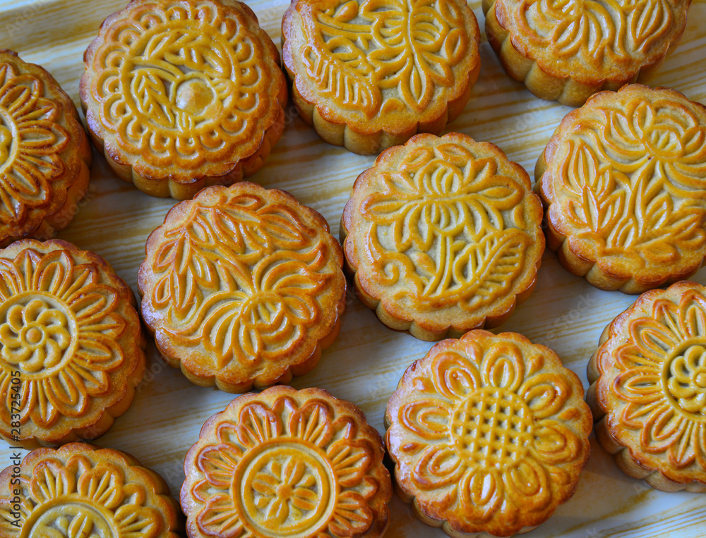 Chinese style traditional moon cake