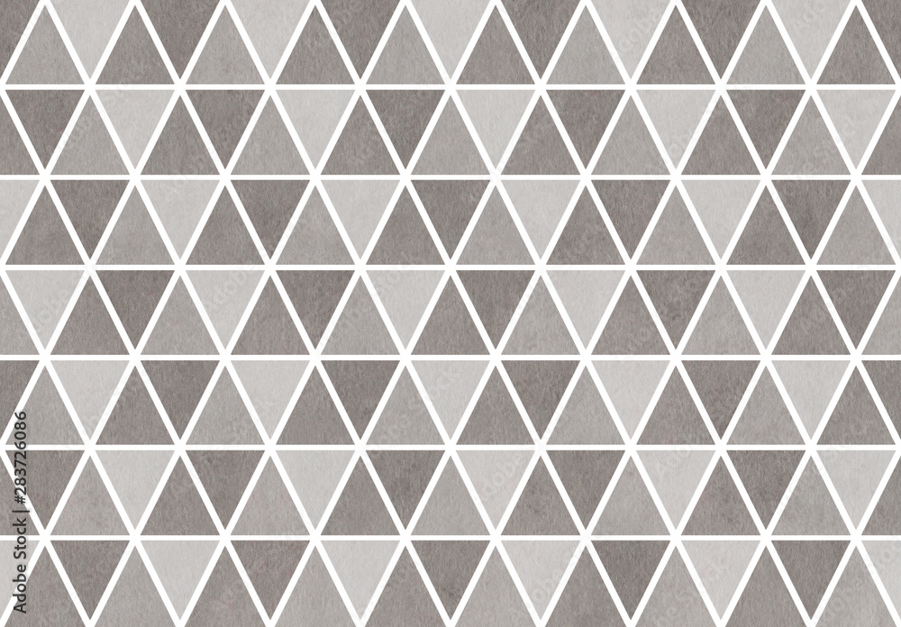 Watercolor triangle pattern. Watercolor triangle pattern.