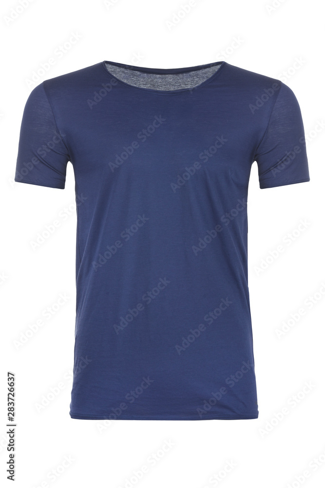Naklejka premium Blank blue t-shirt
