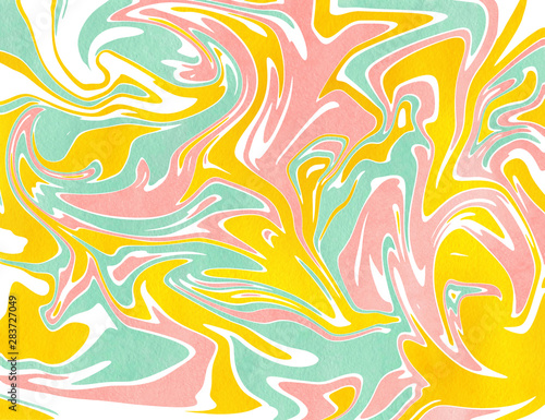 Abstract background. Watercolor marble texture.