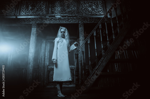 blonde zombie girl © Andrey Kiselev