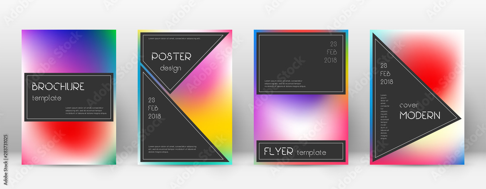 Flyer layout. Black amusing template for Brochure, Flyer layout. Black amusing template for Brochure,