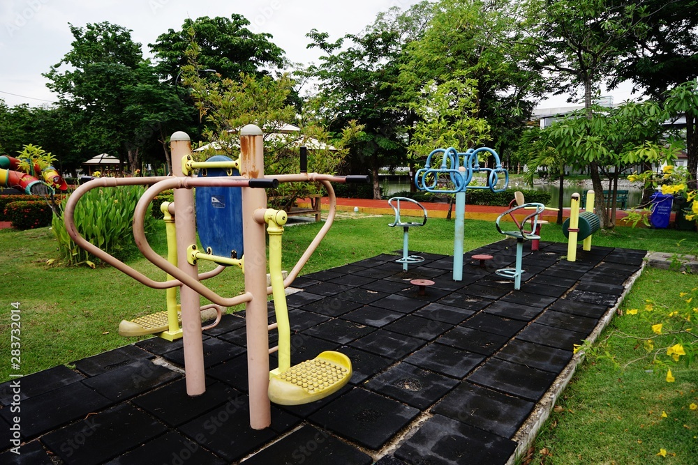 Fototapeta premium playground in the park