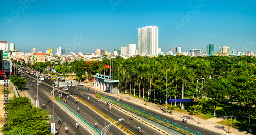 Cityscape of Da Nang in Vietnam