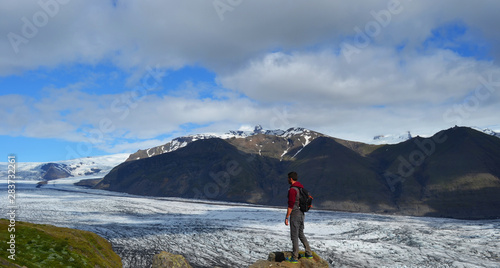 Iceland Glacier Sightseeing ViewPoint 