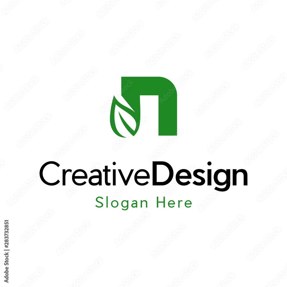 N logo with leaf element, letter N with leaf concepts N logo template letter N icon nature logo template N logo with leaf element, letter N with leaf concepts N logo template letter N icon nature logo template