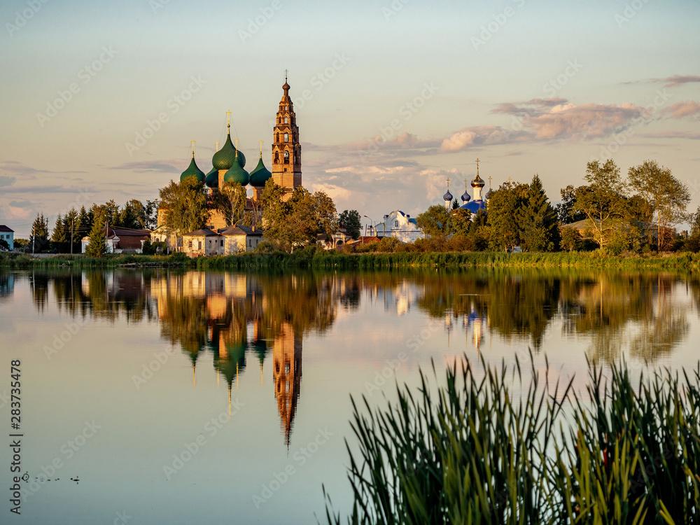 One of the villages of the Golden Ring of Russia