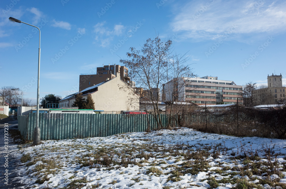 house in winter