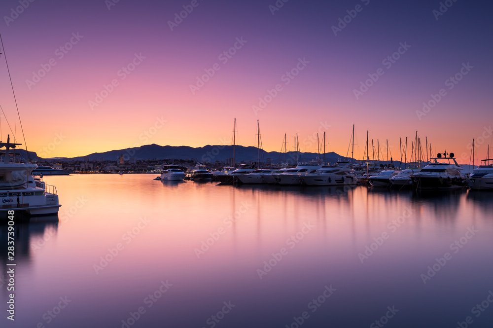 Morning colors in the Bay of Split