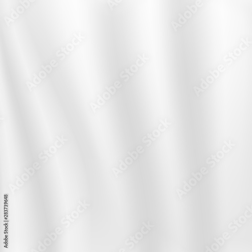 White Wavy Silk Fabric background