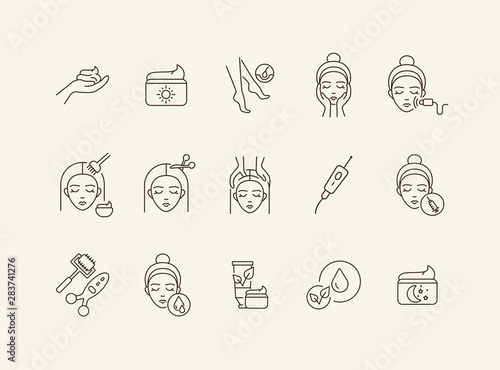 Spa icon set
