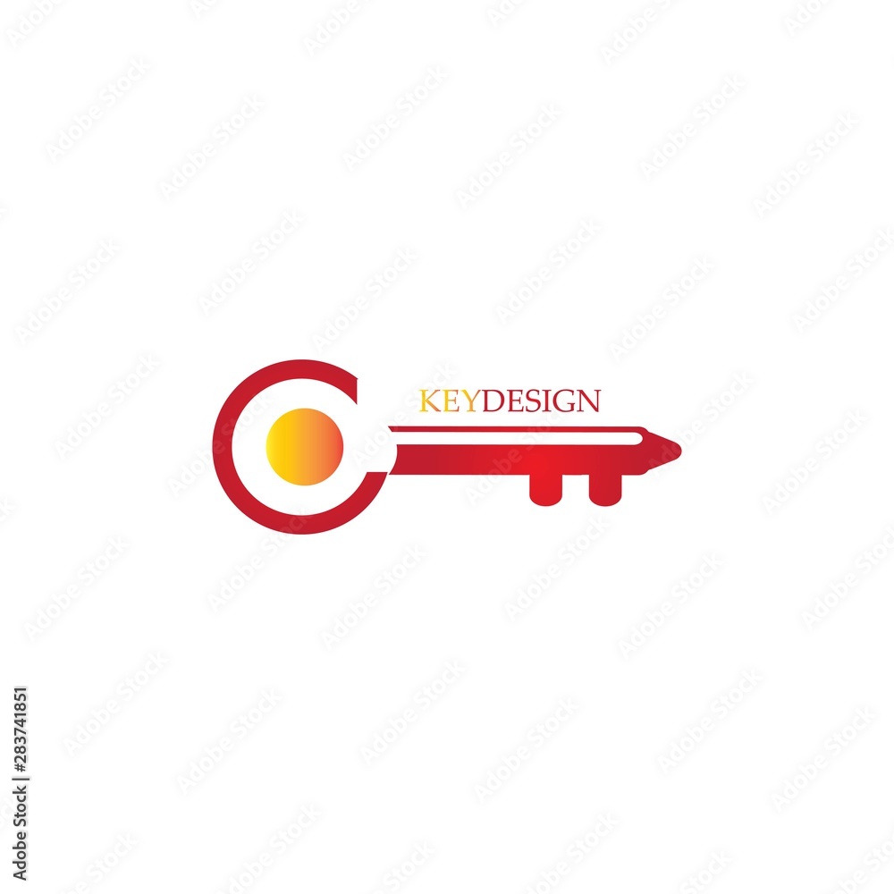 key logo vector