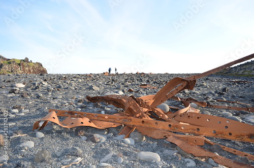 Wreckage Airplane Crash Iceland