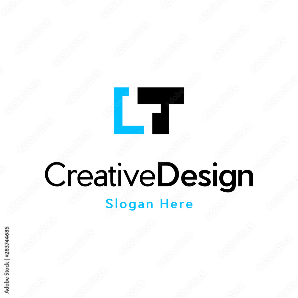 T monogram initials letter logo concept. T icon design, Letter T logo icon design template elements T monogram initials letter logo concept. T icon design, Letter T logo icon design template elements