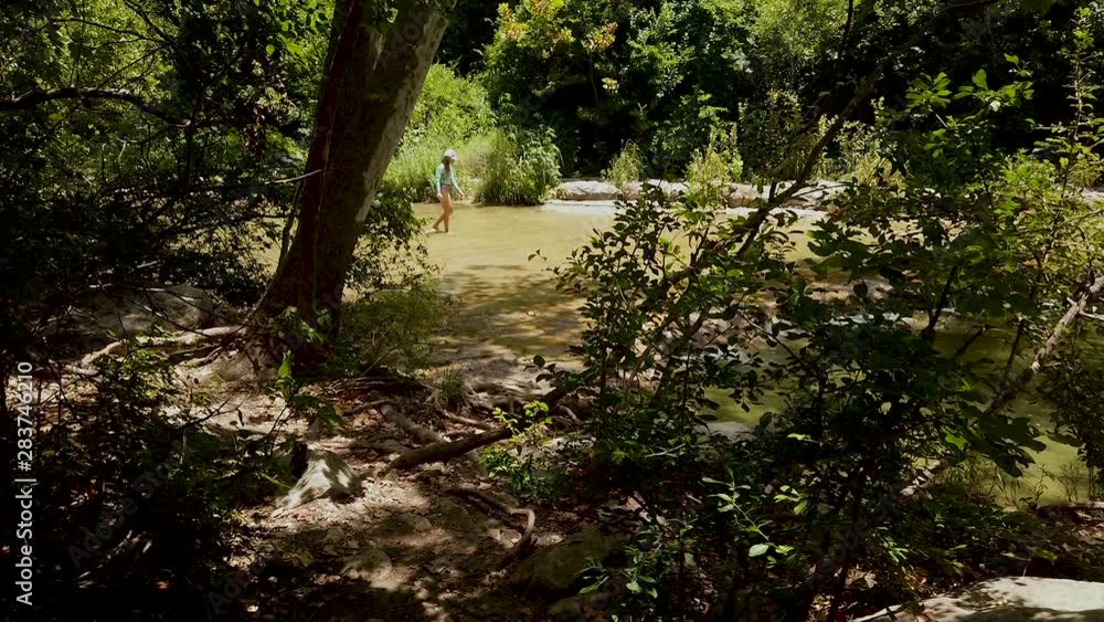Afternoon walk in Bullcreek Park, Austin, Texas Afternoon walk in Bullcreek Park, Austin, Texas