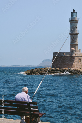 Old Men Fishing