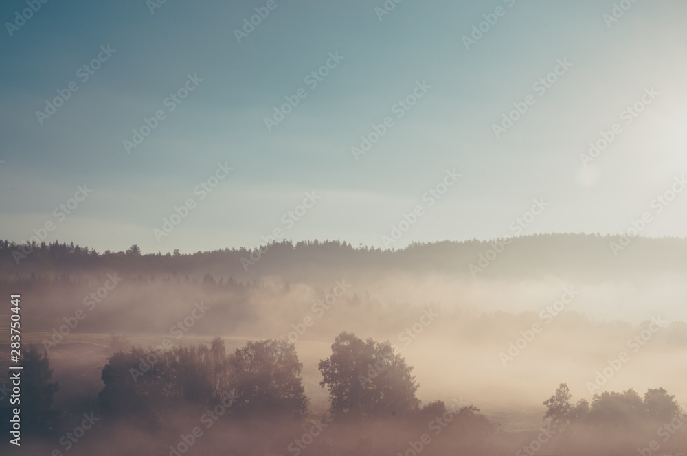 Fog in moountains