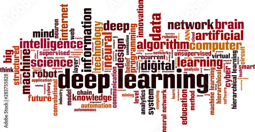 Deep learning word cloud
