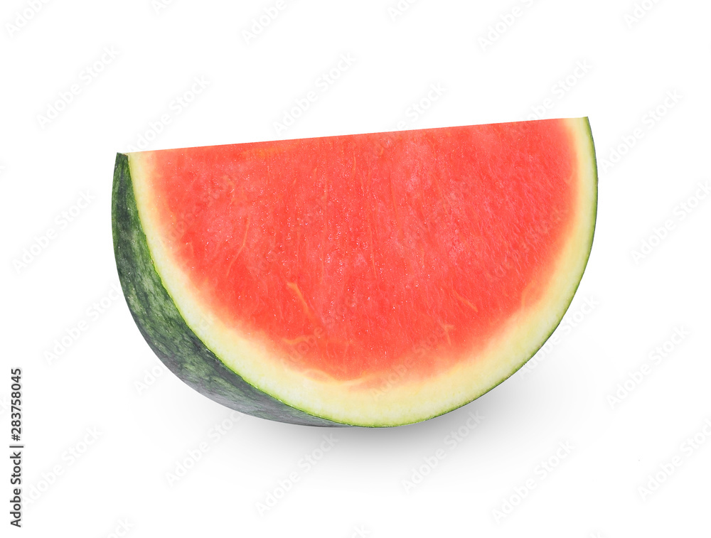 sliced Seedless watermelon isolated on white background sliced Seedless watermelon isolated on white background