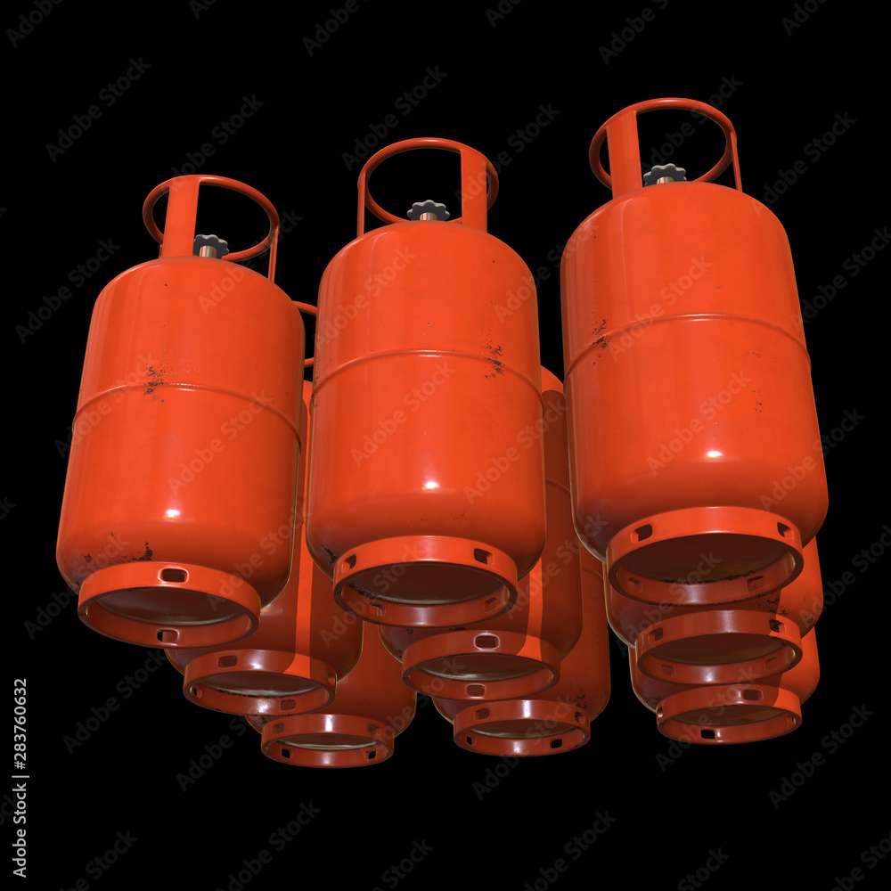 Gas cylinder lpg tank gasbottle. Propane gascylinder balloon